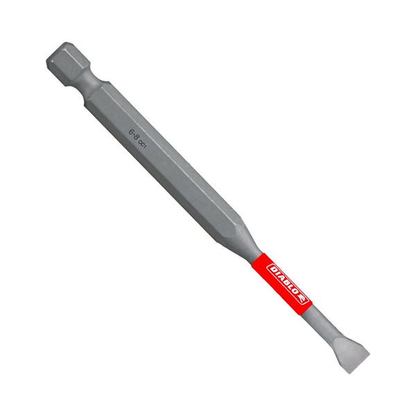 Diablo DSL6835P1 #6 to 8 slotted drive bit, 3-1/2 in, hex shank