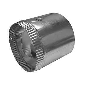 IMPERIAL GV2280 Butterfly Damper, 6 in Dia, Galvanized