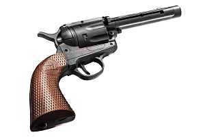 Daisy Red Ryder Single Action CO2 Air Revolver, .177 Caliber BB Gun, Black