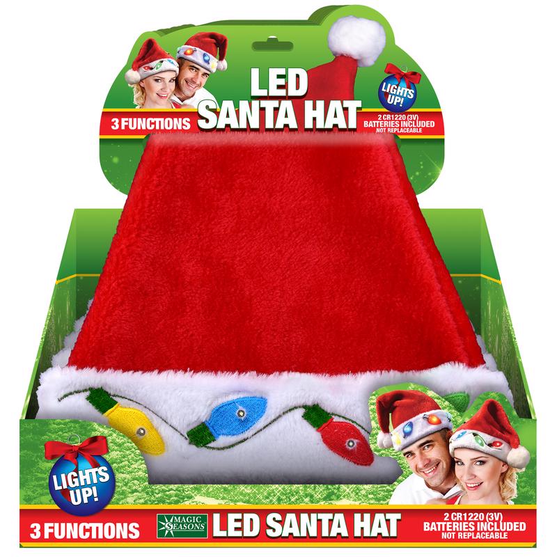 Shawshank 3D Bulb LED Santa HAT