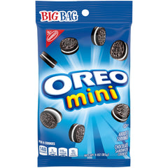 OREO Minis Chocolate Sandwich Cookies, 12 - 3 oz Bags 111077 (12-Pack)
