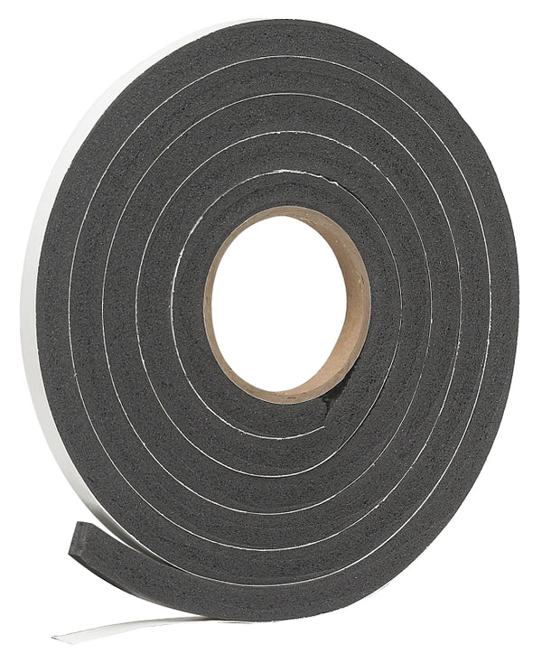 Frost King Black Rubber Foam Weather Stripping Tape For Auto and Marine 10 ft. L x 9/16 in. R930H