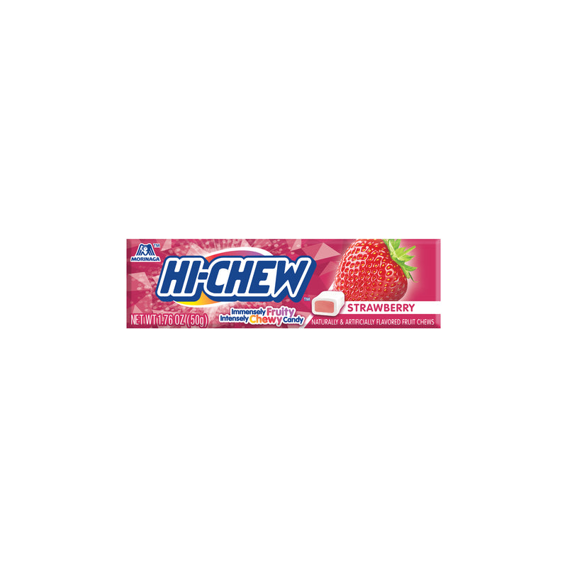 Morinaga Hi-Chew Strawberry Fruit Chews, 1.76 Ounce Packages