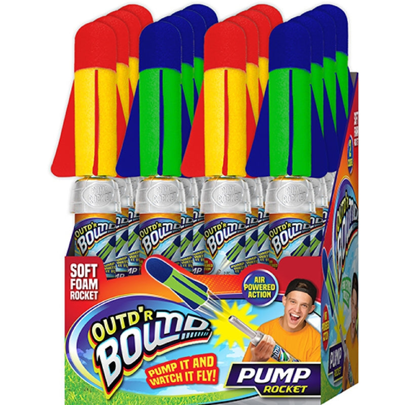 JA-RU 9061547 Outdoor Bound Pump Rocket Pack of 16