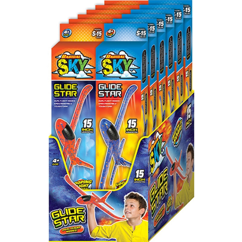 JA-RU Radical Sky Foam Glider Foam Assorted