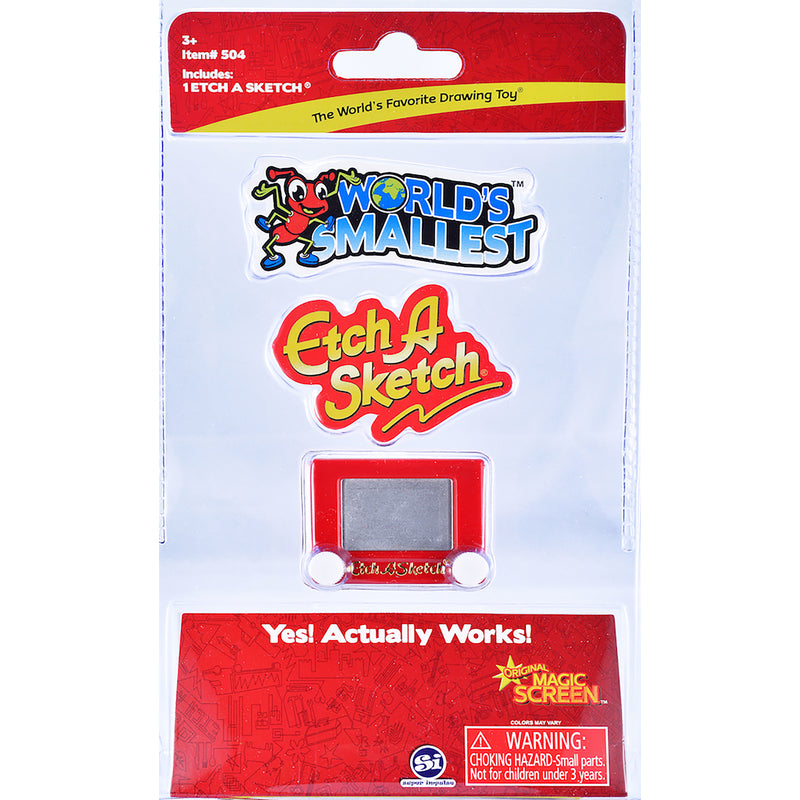 World's Smallest Etch a Sketch Red