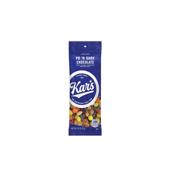 Kar's Nuts Peanut Butter 'N Dark Chocolate Trail Mix, Gluten-Free 8234 (12-Pack)
