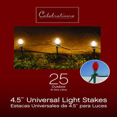 Celebrations Outdoor Light Stake 25 ct 73000-25GACP
