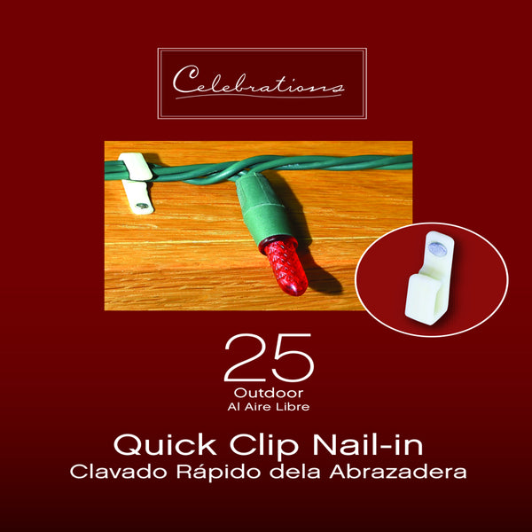 Celebrations Clip Nail-in 25CT 73018-25COSACP