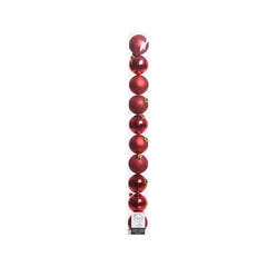 Decoris 9020172 holiday ornaments Red