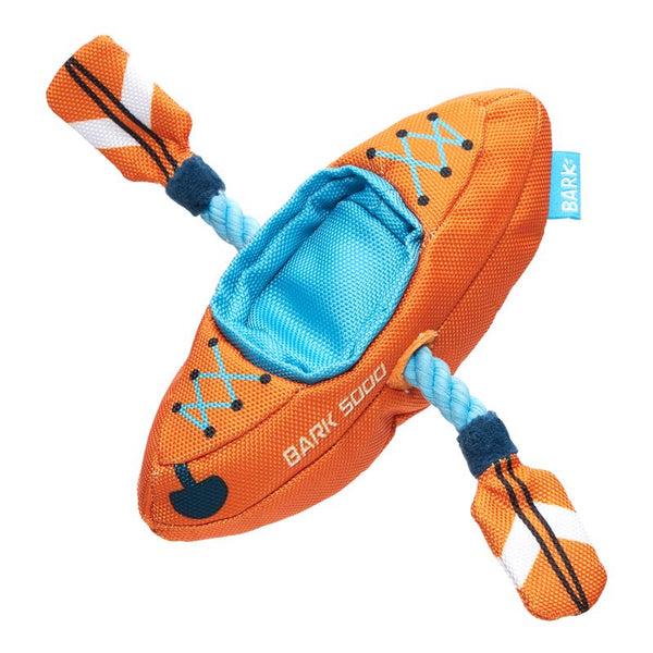 BARK 9084432 Plush Off-Track Kayak Dog Toy, Multi Color - Pack of 3 210053
