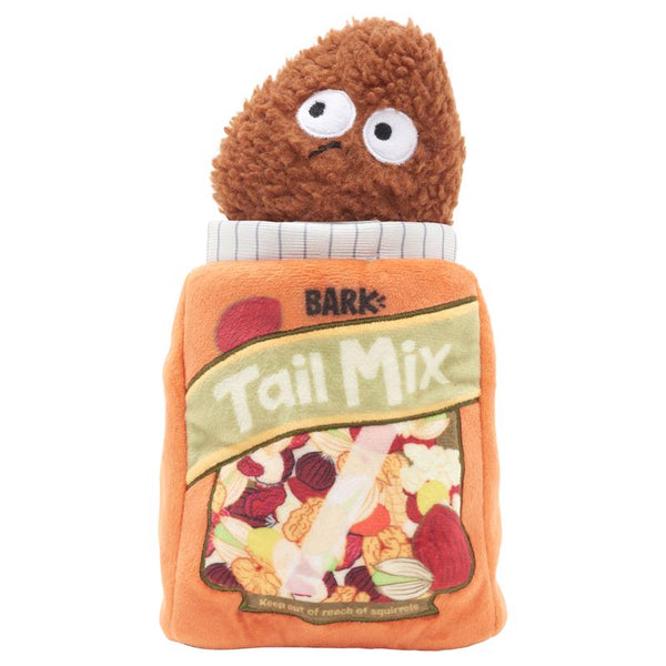 BARK 9084444 Plush Tail Mix Dog Toy, Multi Color - Pack of 3 211786