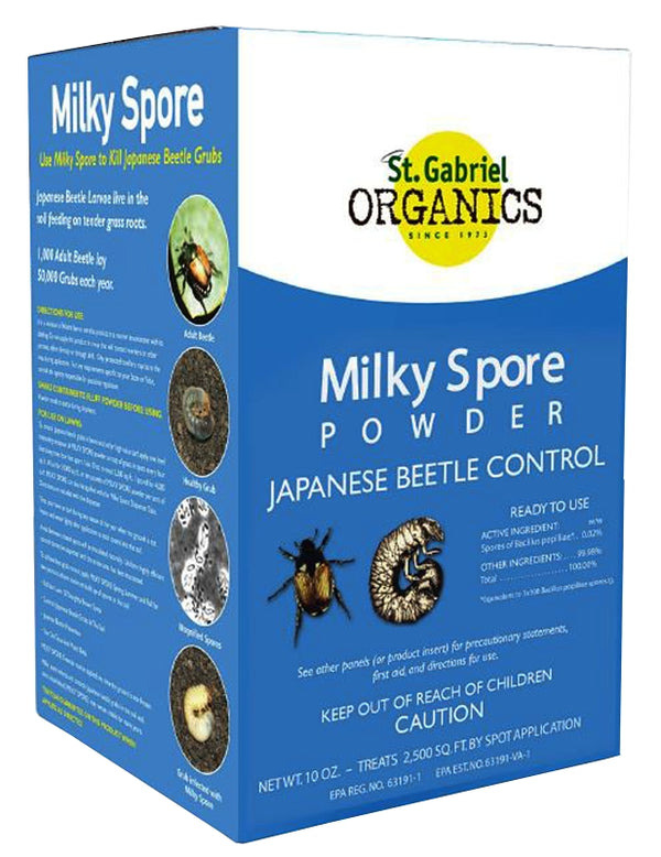 St. Gabriel Organics Milky Spore Japanese Beetle and Other Beetle Killer, 10 Ounce 80010-9