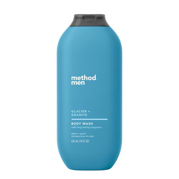 Method Men Body Wash, Glacier + Granite, Paraben and Phthalate Free, 18 fl oz (Pack of 1) 10788