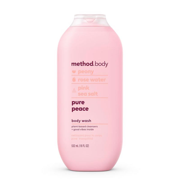 Method Body Wash, Pure Peace, Paraben and Phthalate Free, 18 oz (Pack of 1) 01855