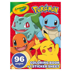 Crayola Pokemon coloring book, English edition