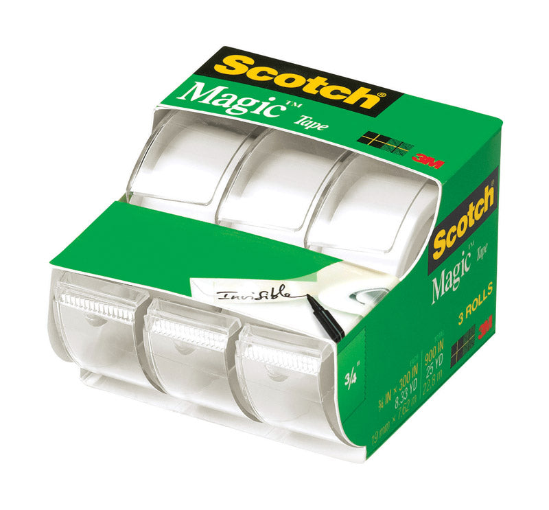 Scotch Magic Tape 3/4X300"PK3 3105