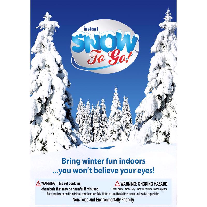 Instant Snow to Go (Makes 1 Gallon Snow Decoration)
