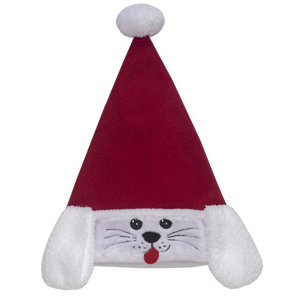Dyno 0409828-1 17 in. Red/White Polyester Santa Hat