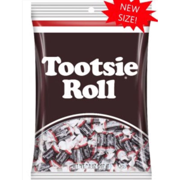 Tootsie Roll Tootle Roll Midgees Peg Bags: 8-Piece Box 6057