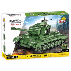 COBI COBI-2564 2564 M26 Pershing Tank Block Set, Green, 904 Pieces