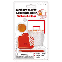 World'S Tiniest Tiny Bsktball Hoop 5PC 10571