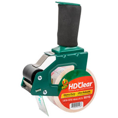Duck HD Clear Packing Tape Dispenser - Tape Gun with 1 Roll of Heavy Duty Shipping and Moving Tape - Clear Strong Packaging Tape for Boxes, Packing and Moving Supplies - 1.88 In. x 54.6 Yards (287398)