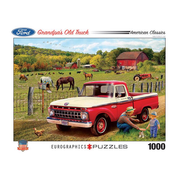 EuroGraphics Grandpa's Old Truck (1965 Ford F-100) by Greg Giordano 6000-5467