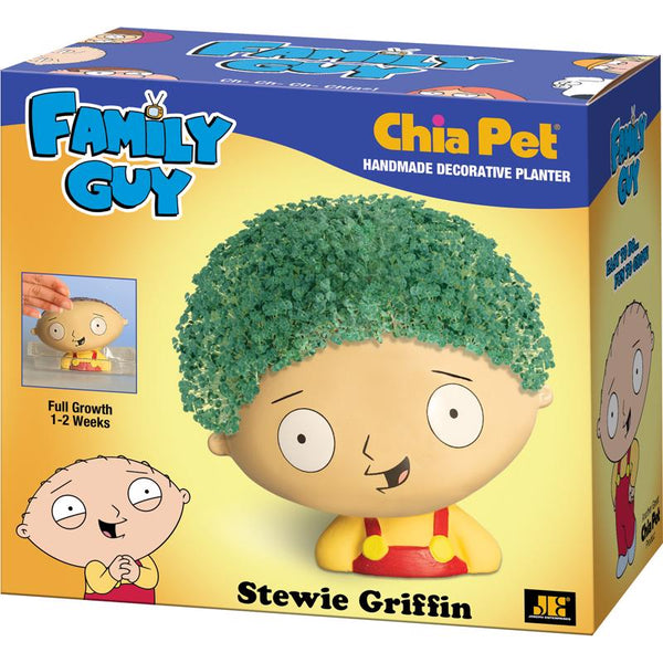 Chia Pet Family Guy - Stewie Griffin with Seed Pack, Decorative Pottery Planter, Easy to Do and Fun to Grow, Novelty Gift, Perfect for Any Occasion JEA1027-16
