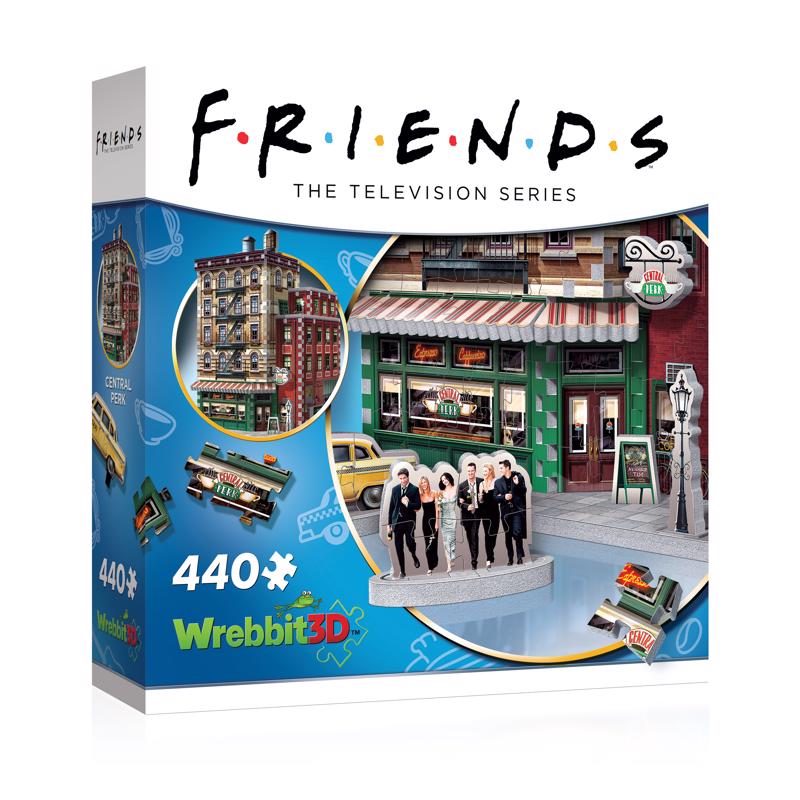 Wrebbit3D Friends Central Perk 3D Puzzle for Teens and Adults | 440 Real Jigsaw Puzzle Pieces | Not Just an Ordinary Model Kit for Adults for All Fans of The Friends TV Series