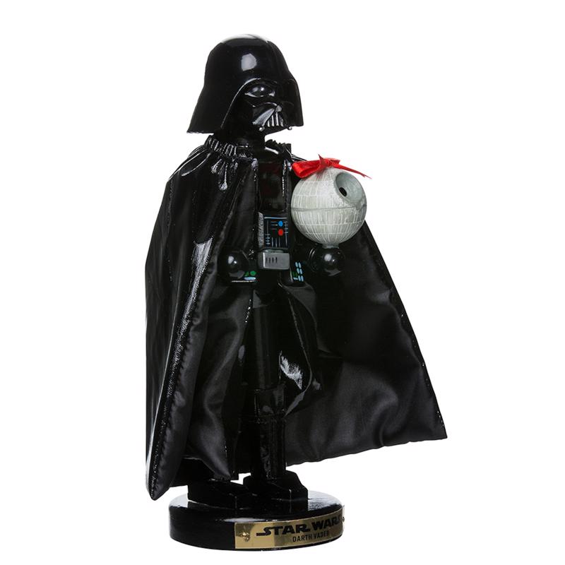 Kurt Adler Darth Vader with Death Star Nutcracker, 10-Inch