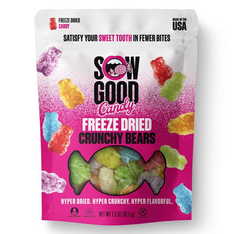 Freeze dried gummy bears