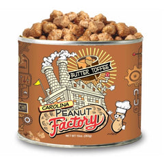 1 in 6 Snacks Carolina Peanut Factory | Flavorful Gourmet Peanuts Hand-Roasted in Small Batches | Irresistibly Real Crunch Flavored Nuts Packed into Every Can | Butter Toffee Peanuts (10 oz) 10954