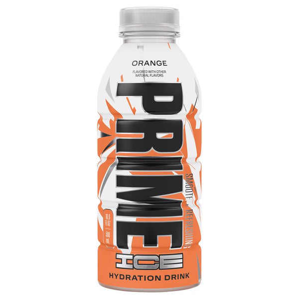 PRIME ZERO ORANGE ICE, Sugar Free Sports Drinks, Electrolyte Enhanced to Replenish Fluids, B Vitamins, Antioxidants, Low Calorie, Made with Natural Flavors, 16.9 Fl Oz Bottle PI1203OCH