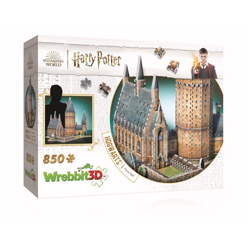 WREBBIT 3D Wrebbit 3D-The Great Hall of Hogwarts 3D Puzzle, Multicolor (W3D-2014)