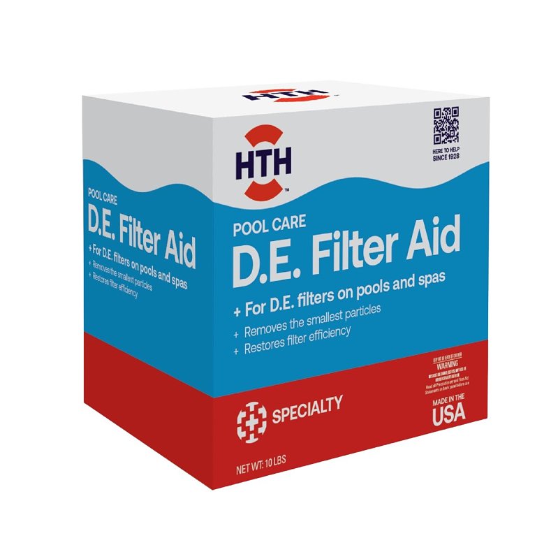 HTH 67121, Swimming Pool Care D.E. Filter Aid, 10 lbs