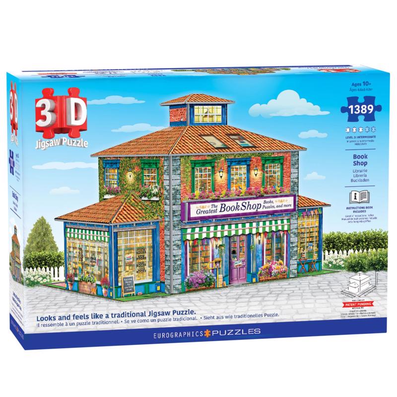 3D Puzzle - Book Shop