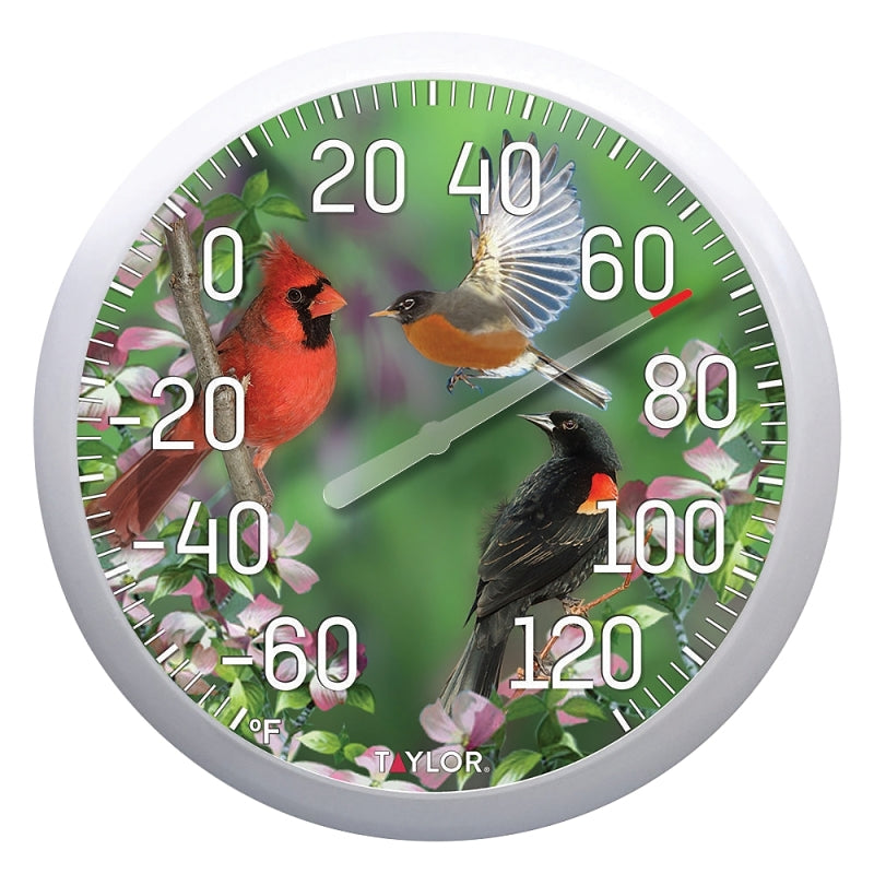 Taylor Precision Products 6774 13-Inch Birds Outdoor Thermometer - Quantity 1