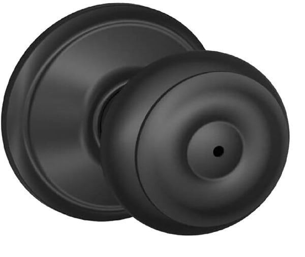 Schlage Privcy Knob Georgn Mtblk F40VGEO622