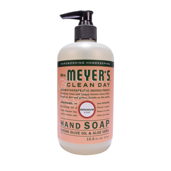 Mrs. Meyer'S Hand Soap Liq Geranium 12.5 Fz 13104
