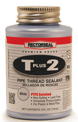 Rectorseal T Plus 2 Series 23631 Thread Sealant, 0.25 pt Can, Paste, White