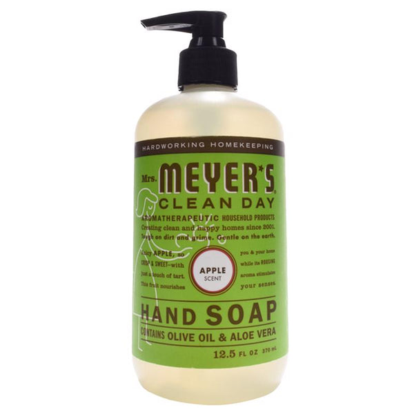 Mrs. Meyer's Liquid Hand Soap, Made with Essential Oils, Aloe Vera, and Olive Oil, Apple Scent, 12.5 oz 17427