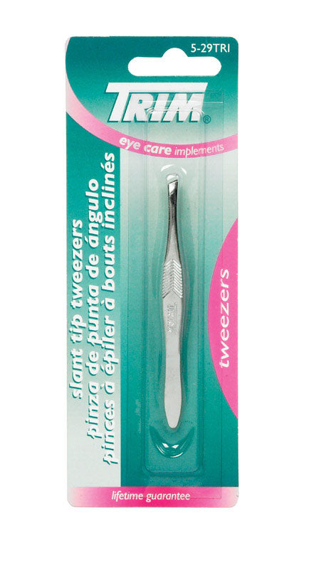 Trim Silver Tweezers 1 pk 09996