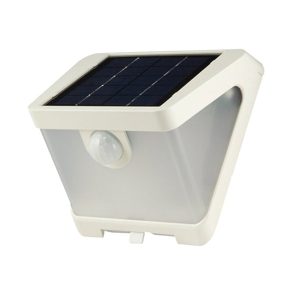 HALO OutdoorSolar Wedge LED Security Flood Light with Motion Sensor -500Lumens -White (SWL0540W)