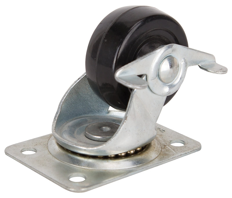 Mintcraft JC-H10 2-1/2" RBR Plate Caster W/BRK