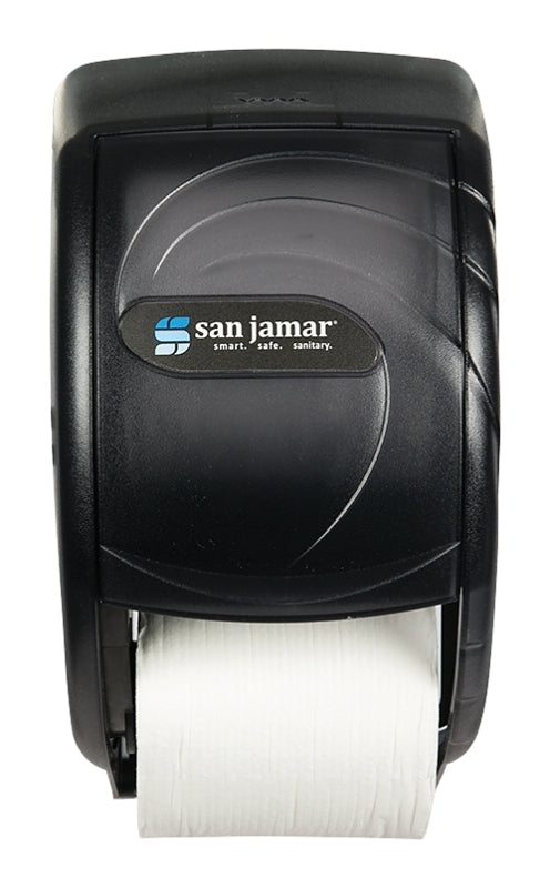 North American Paper Duett Standard Bath Tissue Dispenser, 2 Roll, 7 1/2w x 7d x 12 3/4h, Black Pearl R3590TBK