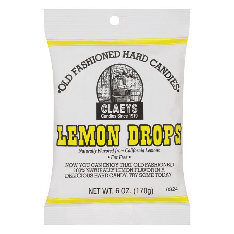 Claey's Old Fashioned Hard Candy Lemon, 6 Ounce