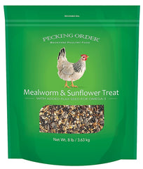 Pecking Order Mealworm & Sunflower Treat, 8 lb 009329