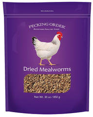 Pecking Order Dried Mealworms, 30 oz 009332