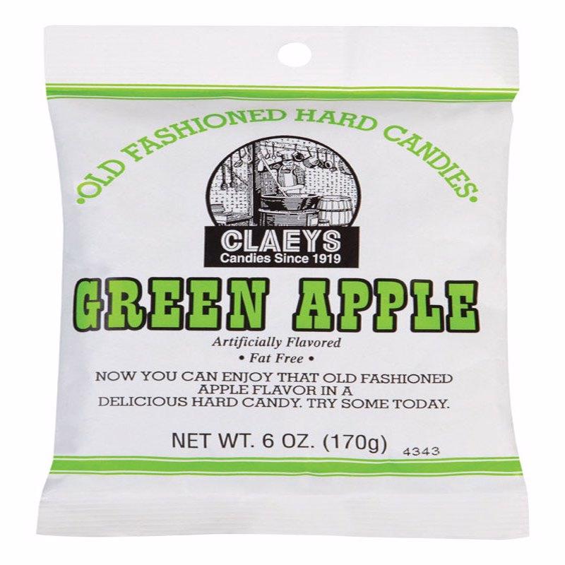 Claey's Green Apple Hard Candy (2 Bags)